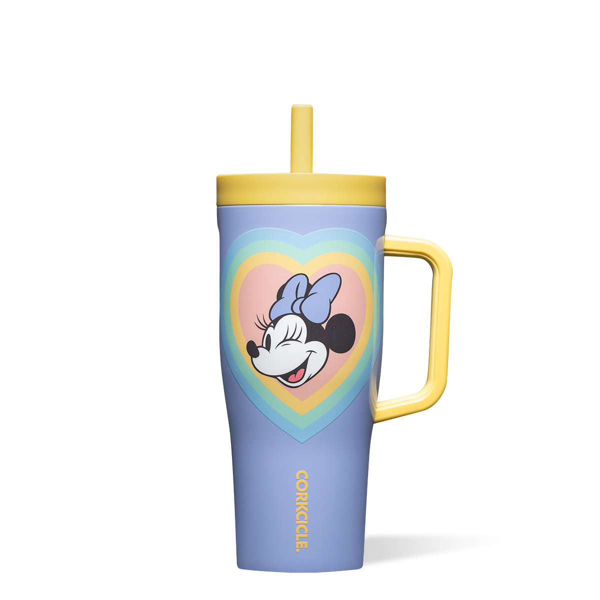 Mickey & Minnie Mouse Retro Rainbow Leakproof Cruiser - Classic Modern Pick Carry